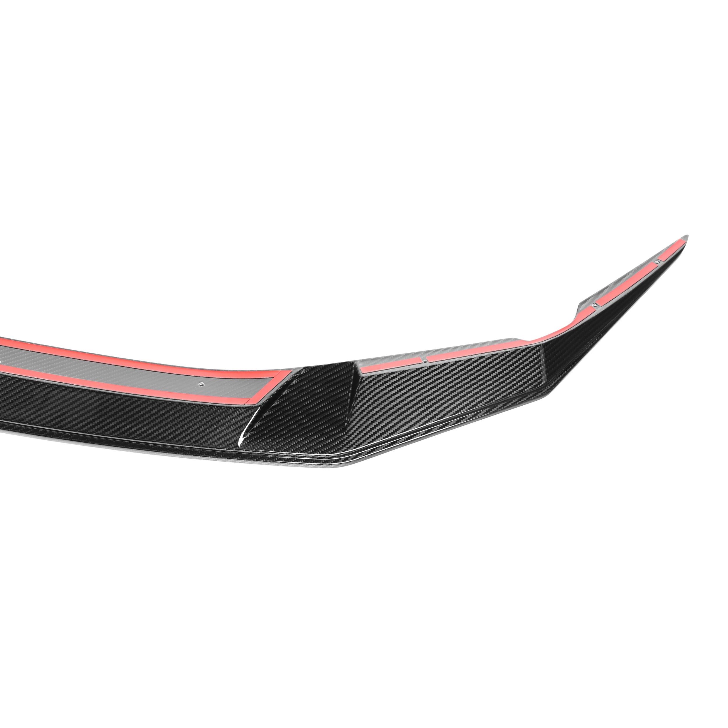 F90 Front Lip Real Dry Carbon Fiber Front Bumper Lip J Style  Auto Part for  M5 F90 LCI 2021+ Front Lip